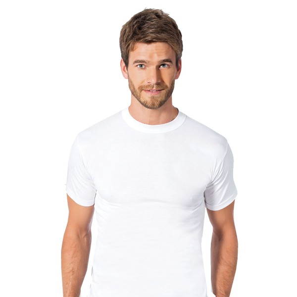 2er Herren T-Shirt Unterhemd Feinripp Achselhemden 100% Baumwolle 2102