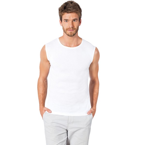 2er Herren Shirt TankTop Unterhemd Unterwäsche Ärmellos 100% Baumwolle 2024