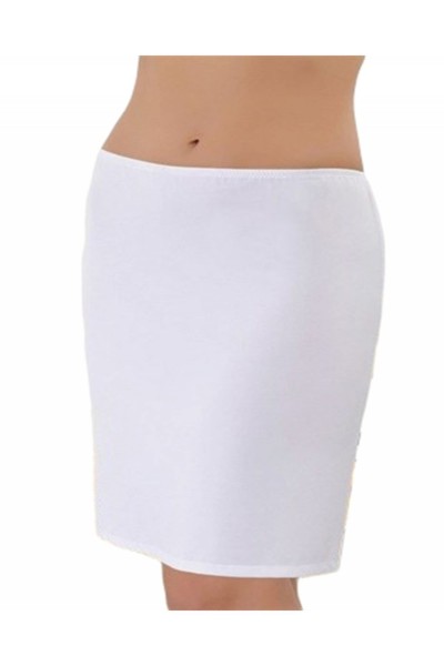 2x Damen Unterrock mit Gummizug Underskirt Jupon Kurz Mini Unterkleid Lingerie