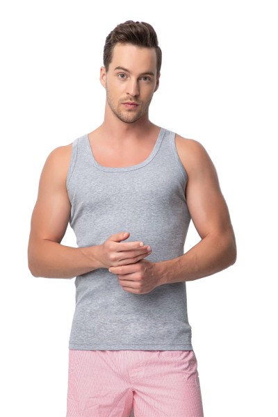 2er Herren Unterhemd Feinripp Tank Top ACHSELHEMD Männer 100% Baumwolle 2110