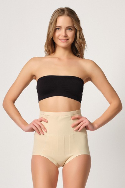 Damen Taillenslip Miederhose Shapewear mit Bauch und Rücken Verstärkung 2931