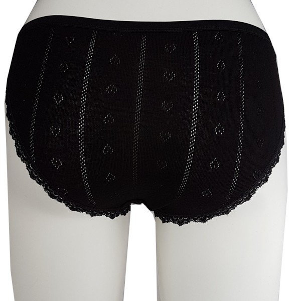 2 Stück Damen Unterwäsche Slip Schlüpfer Pants Unterhosen mit Spitze 273