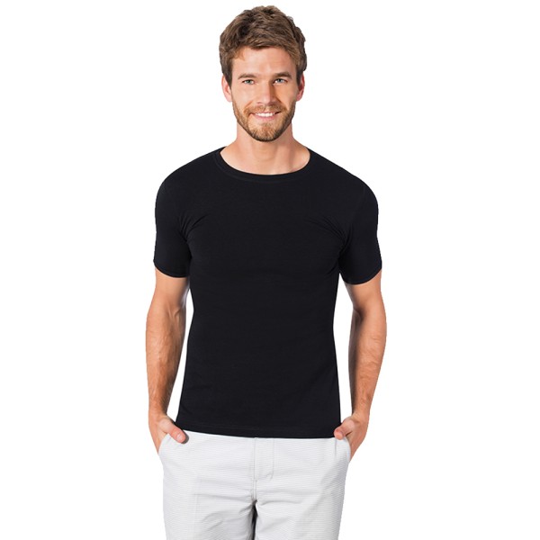 2er Pack Herren T-Shirt Unterhemd Feinripp Sporthemd 100% Baumwolle 2140